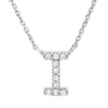Collier aus 750 Gold Weißgold 10 Brillanten 0,04ct TW-PI L:42cm