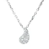 Collier aus 750 Gold Weißgold 28 Brillanten 0,25ct I-SI