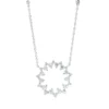 Collier aus 750 Gold Weißgold 26 Brillanten 1,42ct TW-SI L:45,7cm