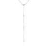 Collier aus 750 Gold Weißgold 8 Brillanten 0,59ct TW-SI L:42cm