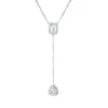 Collier aus 750 Gold Weißgold 38 Diamanten 1,34ct TW-SI L:43,2cm
