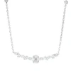 Collier aus 750 Gold Weißgold 20 Diamanten 0,79ct L:45,7cm