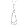 Collier aus 750 Gold Weißgold 65 Diamanten 2,03ct F-VSI L:50cm