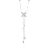 Collier aus 585 Gold Weißgold 42 Diamanten 0,94ct TW-SI L:45,7cm