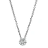 Collier aus 585 Weißgold 6 Brillanten 0,12ct TW-SI 1 Brillant 0,04ct TW-SI L:42cm