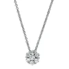 Collier aus 585 Weißgold 6 Brillanten 0,29ct TW-SI 1 Brillant 0,1ct TW-SI L:42cm