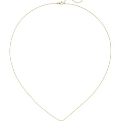 Collier Brillant 0,1 Ct W/SI mit Ankerkette 750 Gold Gelbgold 42-45cm Halskette