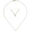 Collier Kette mit Anhänger 585 Gelbgold Diamant 0,50 ct. W-SI 45cm 5er-Krappe