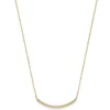 Collier Mittelteil Anhänger in Bogenform 585 Gold Gelbgold 45cm