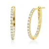 Creolen aus 750 Gold Gelbgold 38 Brillanten 0,57ct I-SI 18,7x1,4mm