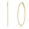 Creolen aus 750 Gold Gelbgold 224 Brillanten 0,61ct TW-SI 50x1,2mm