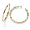 Creolen 45x4mm Halbcreolen Ohrringe Ohrschmuck rund 585 Gold Gelbgold