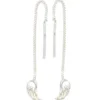 Durchzieher Ohrhänger 4,3x56,4mm Flügel aus 925 Silber Sterlingsilber Ohrschmuck