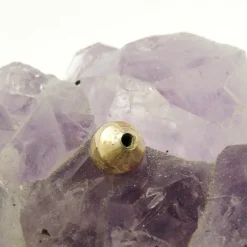 Ersatzteil für Piercing Kugel 5mm Piercingkugel glänzend 9K 375 Gold Gelbgold