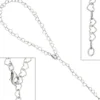 Fußkettchen Fußkette aus Herzen, 925 Silber 27cm verkürzbar Fußschmuck für Damen