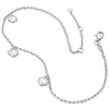 Fußkette mit Herzen, Ankerkette aus echtem 925 Silber Echtsilber, 27cm