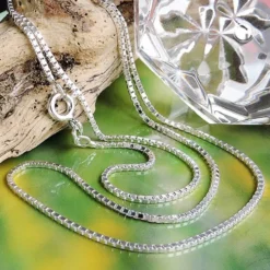 Fußkette Venezianer Kette, 925 Silber, 27cm, Fußschmuck, Damen