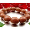Goldflussarmband, Armband aus Goldfluss, Nuggets, dehnbar creme-braun