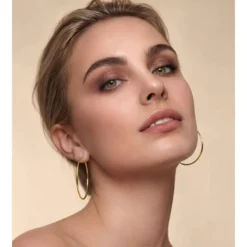 Große XL Creolen Ø 50mm aus 333 Gold Gelbgold Ohrringe Ohrchmuck rund Damen