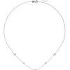 Halskette Collier Rundankerkette Kugeln & Herzen 925 Silber rhodiniert 42-45cm