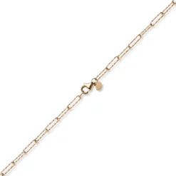 Halskette Collier Weit-Ankerkette aus 585 Gold Rotgold strukturiert 50cm