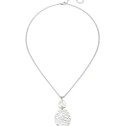 Halsschmuck Halskette Collier Kette mit Anhänger aus Edelstahl 42-46cm