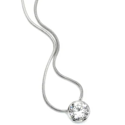 Halsschmuck Zirkonia Anhänger 925 Silber Echtsilber Damen Silberanhänger