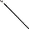 Kette Collier aus Hämatin Linsen grau matt, 45cm Edelsteinkette Halskette