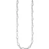 Kette Collier Halskette Unendlichkeit Zeichen 925 Silber mit Zirkonia 48cm Damen