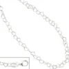 Kette Collier, Herzen Herzchen, 925 Silber, Silberkette, 35 cm, Kinder
