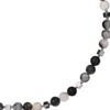 Kette Halskette Collier Multicolor Rutilquarz großer Verschluss 45cm
