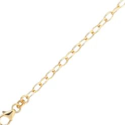 Kettenverlängerung 3mm Kette Verlängerungskette 585 Gold Gelbgold, 7cm