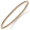 Kordel Armreif Armband Armschmuck aus 585 Gold Rotgold 3,5mm breit, glänzend