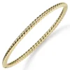 Kordel Armreif Armband Armschmuck aus 585 Gold Gelbgold 3,5mm breit, glänzend
