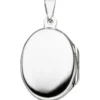 Medaillon amulett Anhänger 15,9x23,4mm zum öffnen Schmetterling pink 925 Silber