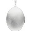 Medaillon Amulett Anhänger 29,2x40mm zum Öffnen aus 925 Echt Silber für Damen