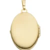 Medaillon Anhänger 21,5x30,8mm zum Öffnen 333 Gold Gelbgold rhodiniert