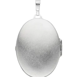 Medaillon Anhänger 25,1x46,9mm zum Öffnen 925 Silber teilgeschwärzt