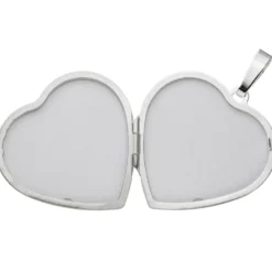 Medaillon Anhänger 28,7x29,9mm zum Öffnen 925 Echt Silber teilgeschwärzt Damen