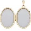 Medaillon Anhänger 21,6x27,3mm zum Öffnen aus 333 Gold Gelbgold Goldmedaillon