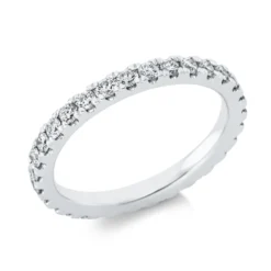 Memoire Ring aus 950 Platin 28 Brillanten 0,79ct TW-SI B:2,5mm