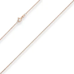 1,3mm Ankerkette diamantiert Collier Halskette aus 585 Gold Rotgold 45cm