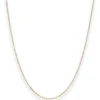 1,3mm Ankerkette diamantiert Collier Halskette aus 333 Gold Gelbgold 60cm
