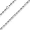 4,5mm Ankerkette diamantiert Collier Halskette aus 925 Silber rhodiniert 50cm