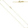 1,3mm Ankerkette diamantiert Halskette Collier aus 750 Gold Gelbgold 45cm