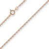 1,9mm Ankerkette diamantiert Kette Collier Halskette aus 585 Gold Rotgold 45cm