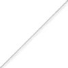 1,3mm Ankerkette diamantiert Kette Collier Halskette aus 750 Gold Weißgold 45cm