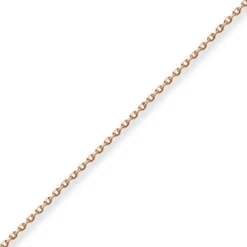 1,3mm Ankerkette diamantiert Kette Collier Halskette aus 750 Gold Rotgold 42cm