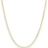 1,3mm Ankerkette diamantiert Kette Collier Halskette aus 333 Gold Gelbgold 40cm