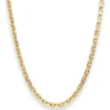 4mm Ankerkette diamantiert Kette Collier Halskette aus 333 Gold Gelbgold 60cm